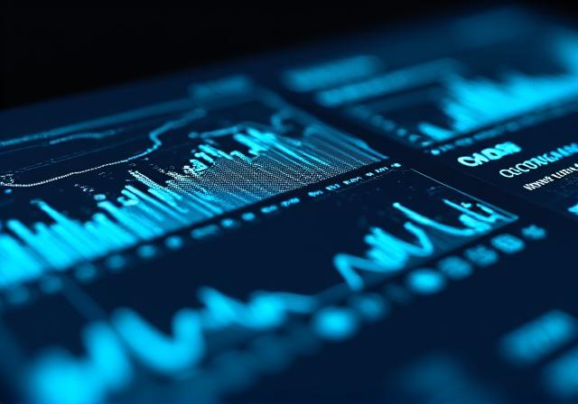 Abstract representation of data flowing into a clean, modern dashboard interface